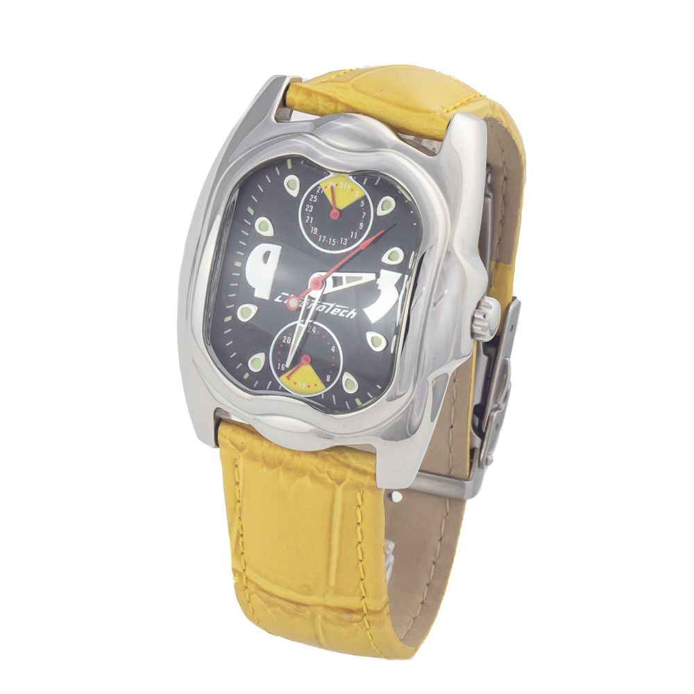 Chronotech Bicolor Leather Dress Watch Chronotech