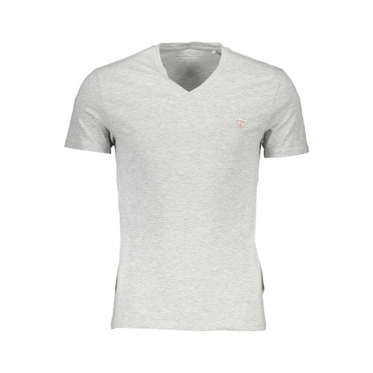 Guess Jeans Gray Cotton Men T-Shirt Guess Jeans