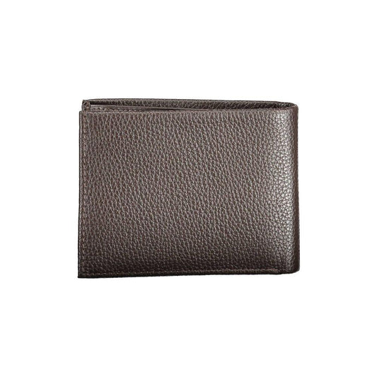 Calvin Klein Brown Leather Men Wallet Calvin Klein