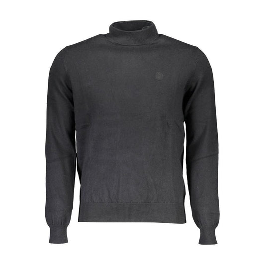 North Sails Black Cotton Men Sweater North Sails