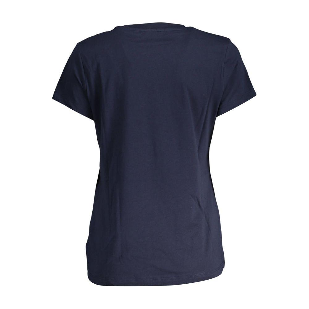 North Sails Blue Cotton Women T-Shirt North Sails