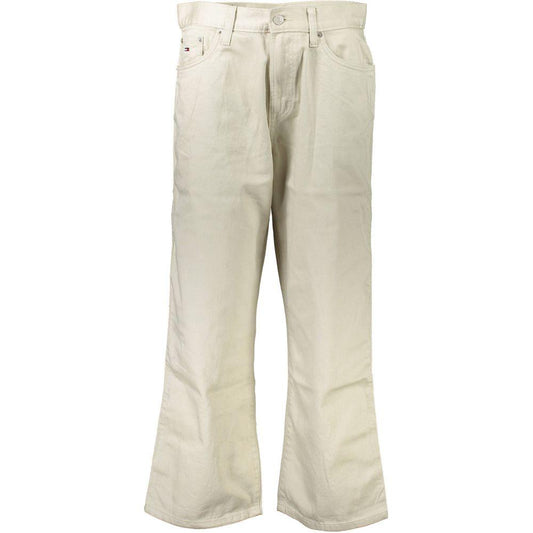 Tommy Hilfiger Beige Cotton Jeans & Pant Tommy Hilfiger