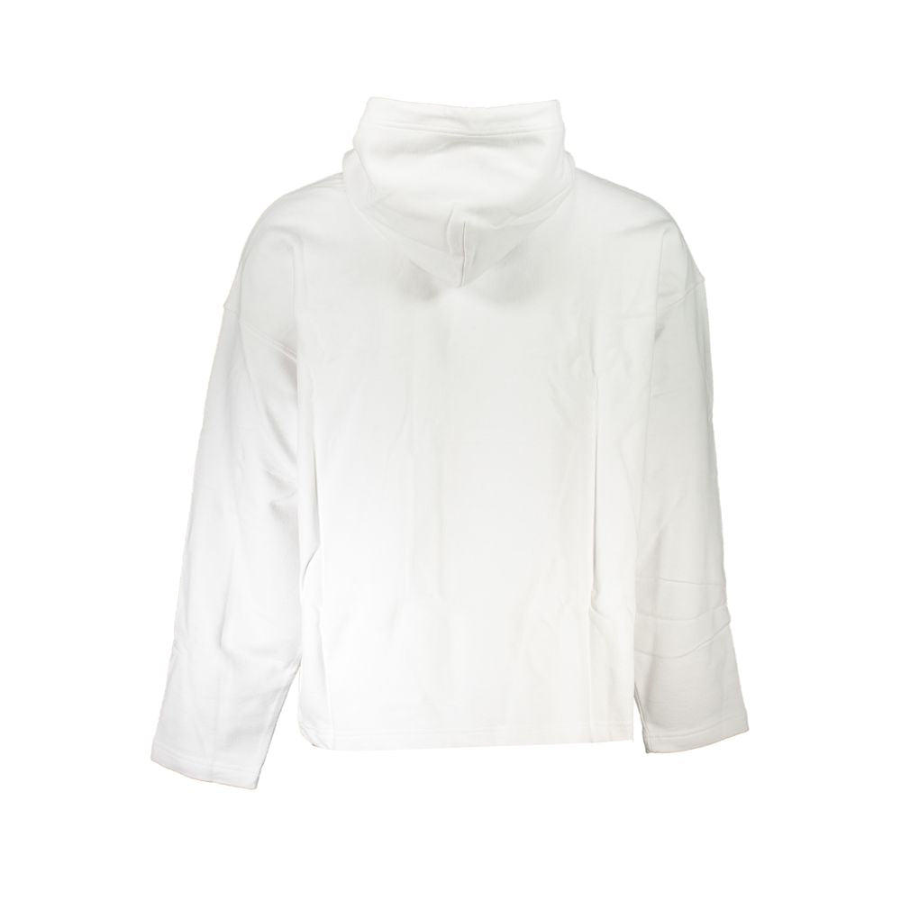 Calvin Klein Eco-Chic White Hooded Sweatshirt Calvin Klein