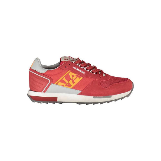 Napapijri Red Polyester Men Sneaker Napapijri