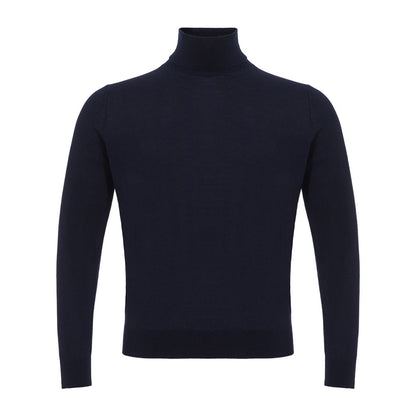 Colombo Blue Cashmere Turtleneck Colombo