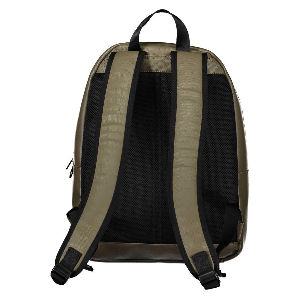 Tommy Hilfiger Green Polyethylene Men Backpack Tommy Hilfiger