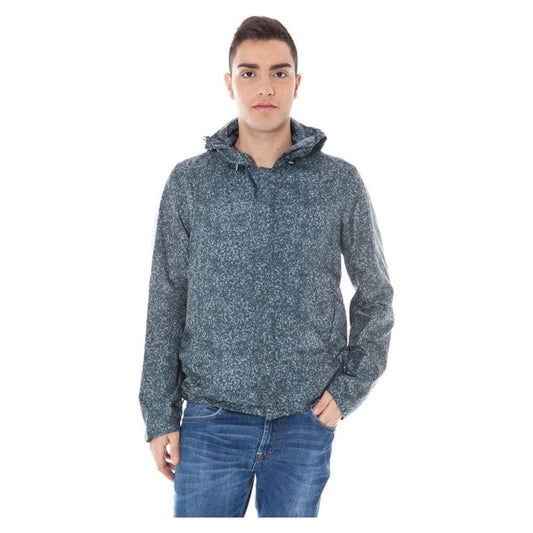 Calvin Klein Gray Polyamide Men Jacket Calvin Klein