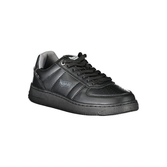 Gas Black Polyester Sneaker Gas