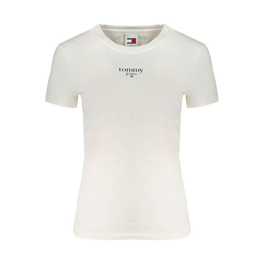 Tommy Hilfiger White Cotton Tops & T-Shirt