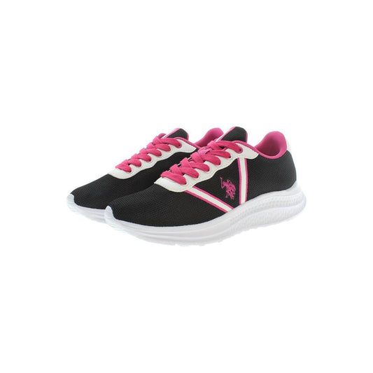 U.S. POLO ASSN. Black Polyester Women Sneaker U.S. POLO ASSN.