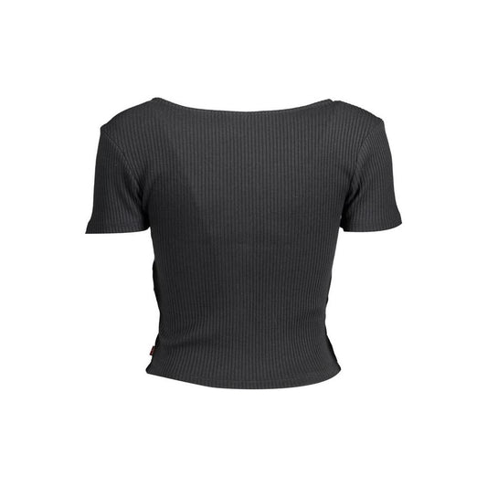 Levi's Black Cotton Women Top Levi's