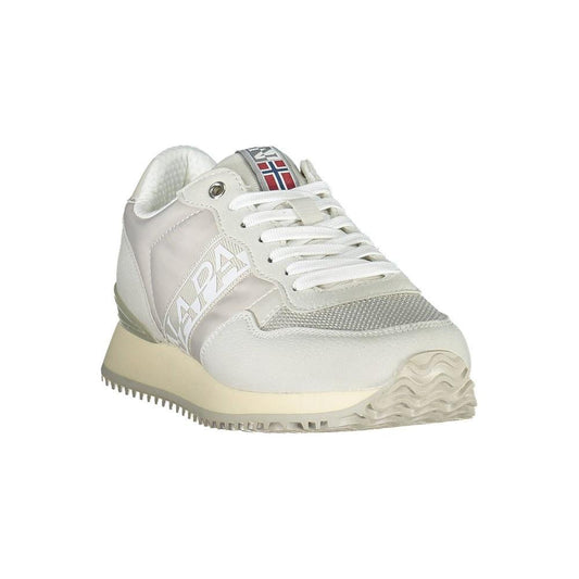 Napapijri Gray Polyester Women Sneaker Napapijri