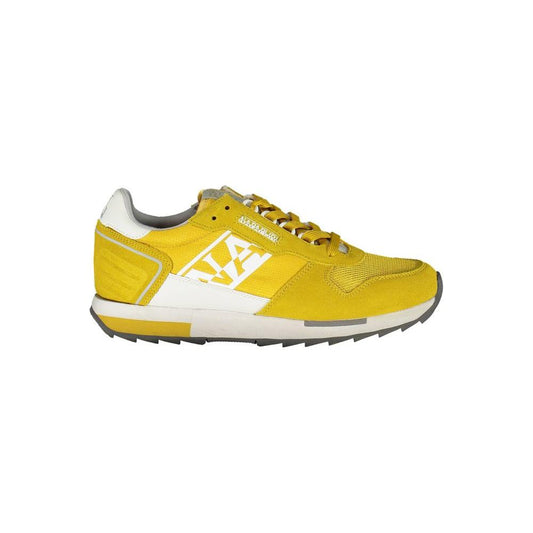 Napapijri Yellow Polyester Men Sneaker Napapijri