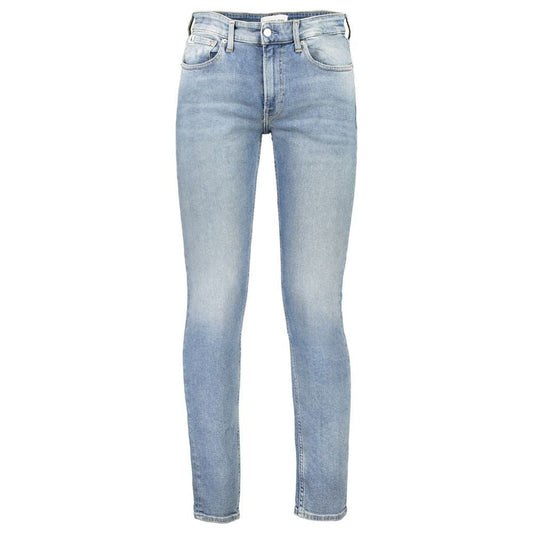 Calvin Klein Blue Cotton Jeans & Pant