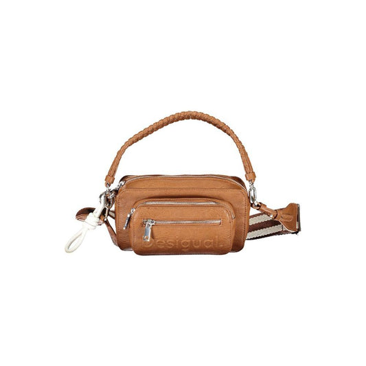 Desigual Brown Polyethylene Handbag