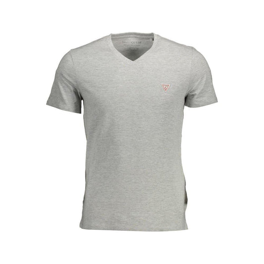 Guess Jeans Gray Cotton Men TShirt Guess Jeans