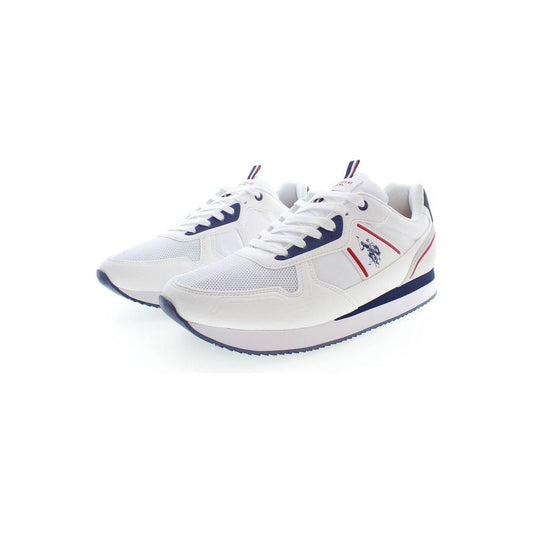 U.S. POLO ASSN. White Polyester Men Sneaker U.S. POLO ASSN.