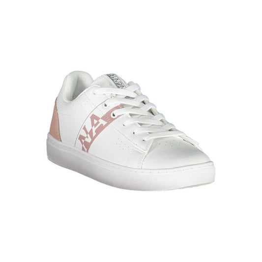 Napapijri White Leather Women Sneaker Napapijri