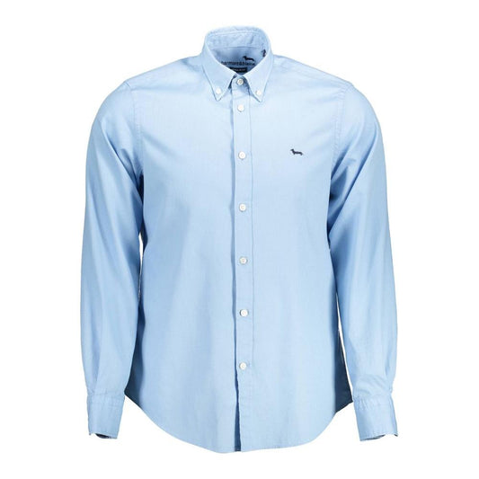 Harmont & Blaine Light Blue Cotton Men Shirt Harmont & Blaine