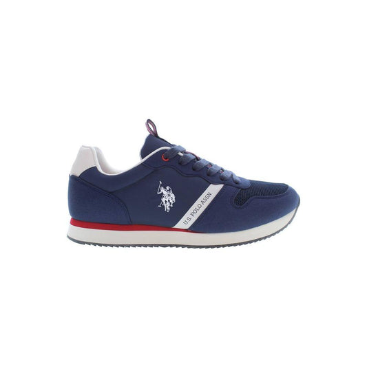 U.S. POLO ASSN. Blue Polyester Men Sneaker