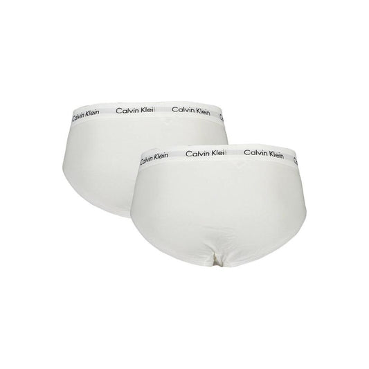 Calvin Klein White Cotton Men Brief Calvin Klein