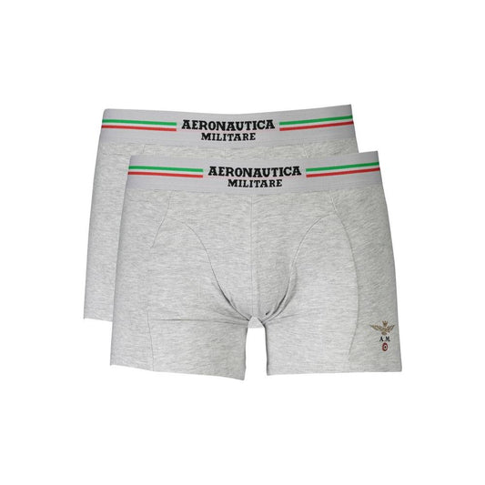 Aeronautica Militare Gray Cotton Underwear