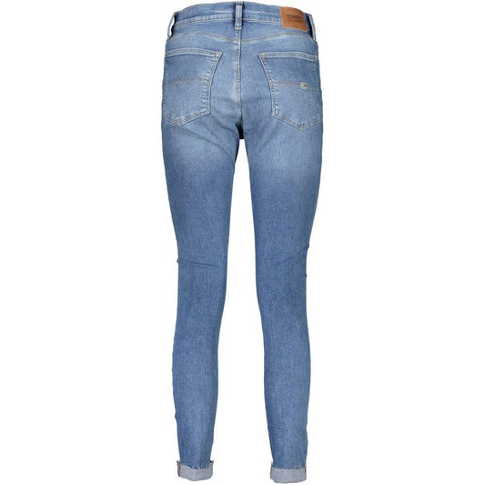 Tommy Hilfiger Light Blue Cotton Women Jeans Tommy Hilfiger