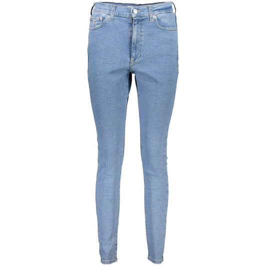 Tommy Hilfiger Light Blue Cotton Women Jeans Tommy Hilfiger