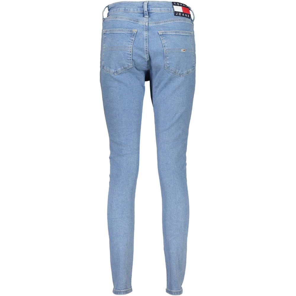 Tommy Hilfiger Light Blue Cotton Women Jeans Tommy Hilfiger