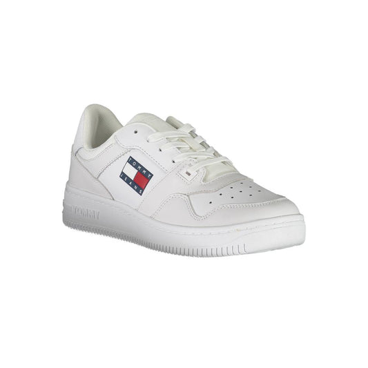 Tommy Hilfiger White Polyester Women Sneaker Tommy Hilfiger