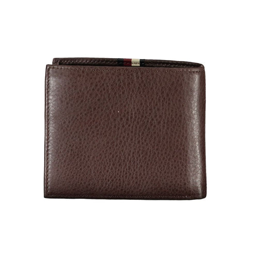 Tommy Hilfiger Brown Leather Men Wallet Tommy Hilfiger