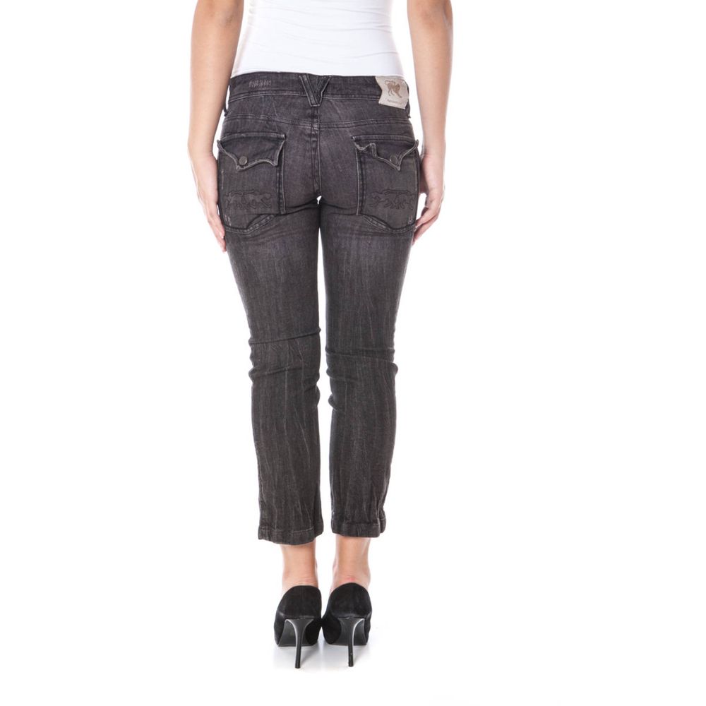 Parasuco Black Cotton Jeans & Pant Parasuco