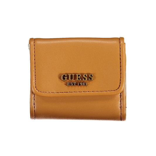 Guess Jeans Brown Polyethylene Women Wallet Guess Jeans