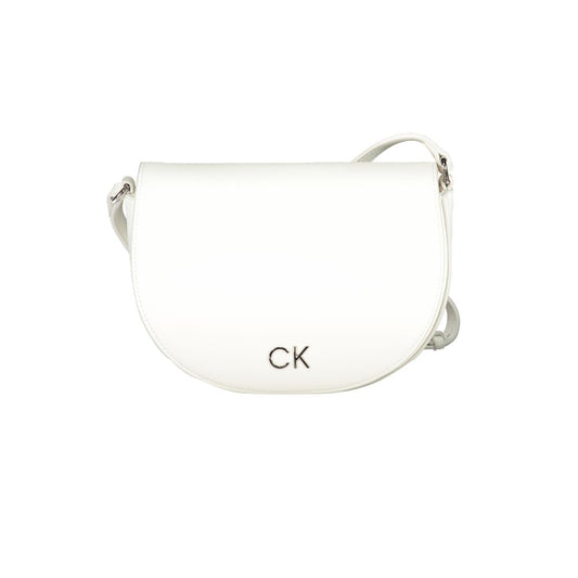 Calvin Klein White Polyethylene Handbag Calvin Klein