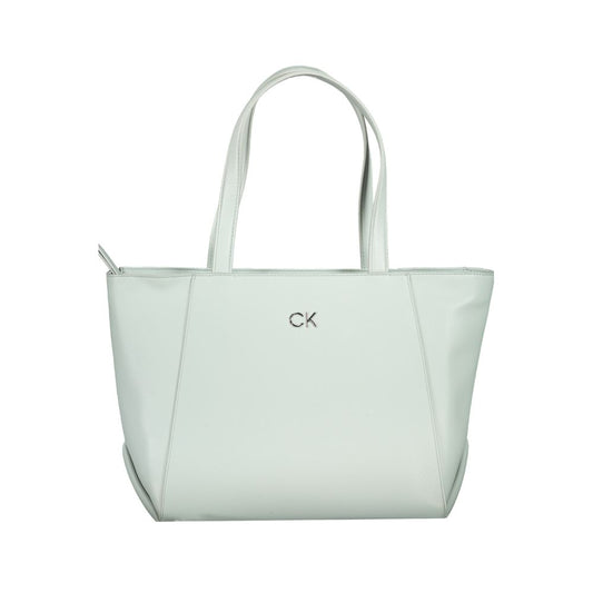 Calvin Klein Light Blue Polyethylene Handbag Calvin Klein