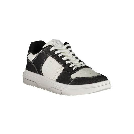 Tommy Hilfiger Black Polyester Sneaker Tommy Hilfiger