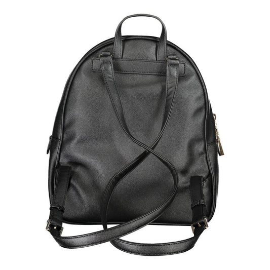 Guess Jeans Black Polyethylene Backpack Guess Jeans