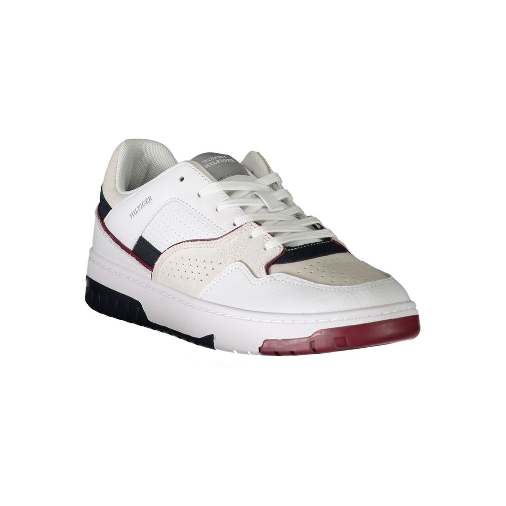 Tommy Hilfiger White Polyethylene Men Sneaker Tommy Hilfiger