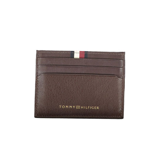 Tommy Hilfiger Brown Leather Men Wallet Tommy Hilfiger