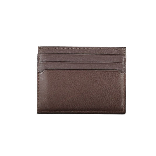 Tommy Hilfiger Brown Leather Men Wallet Tommy Hilfiger