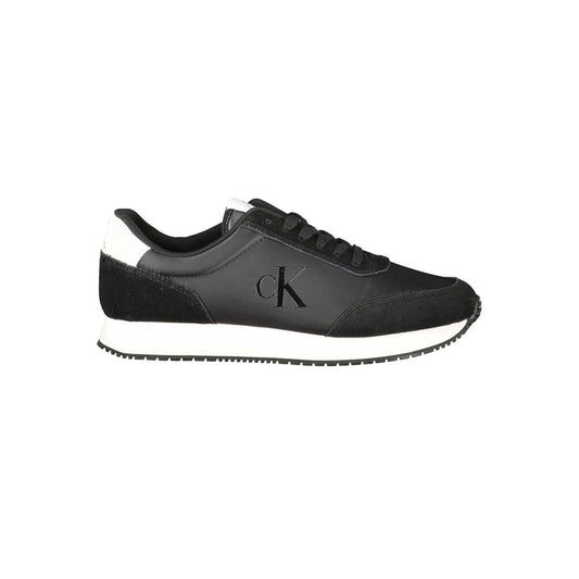 Calvin Klein Black Polyester Men Sneaker Calvin Klein