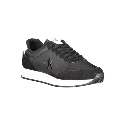 Calvin Klein Black Polyester Men Sneaker Calvin Klein