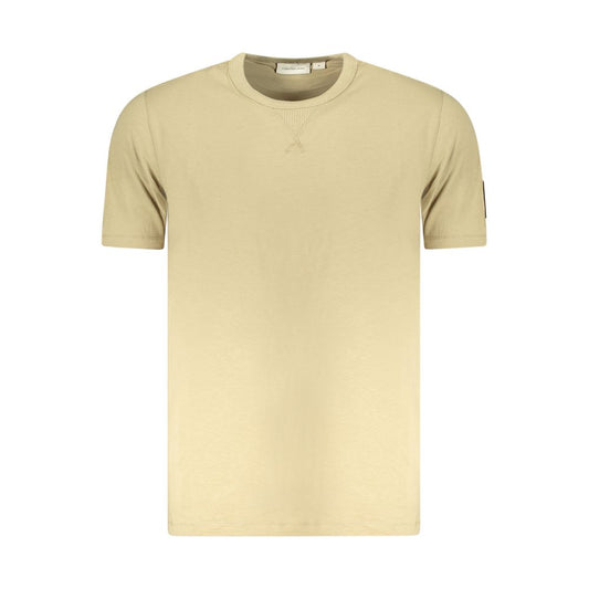 Calvin Klein Green Cotton Men T-Shirt Calvin Klein