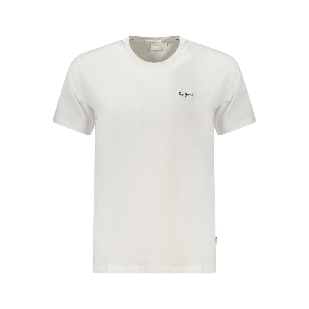 Pepe Jeans White Cotton Men T-Shirt Pepe Jeans