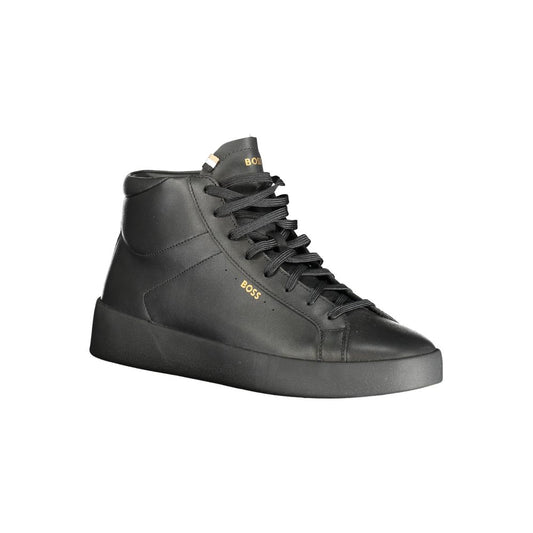 Hugo Boss Black Leather Men Sneaker