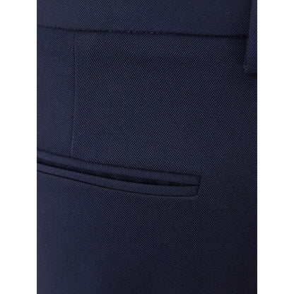 Lardini Blue Wool Dress Pants