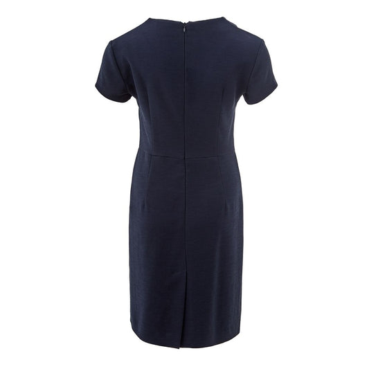 Lardini Elegant Blue Viscose Dress Perfect for Every Occasion Lardini