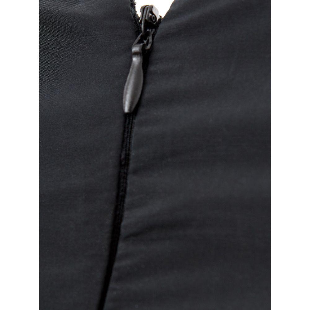 Lardini Black Polyester Cocktail Dress Lardini