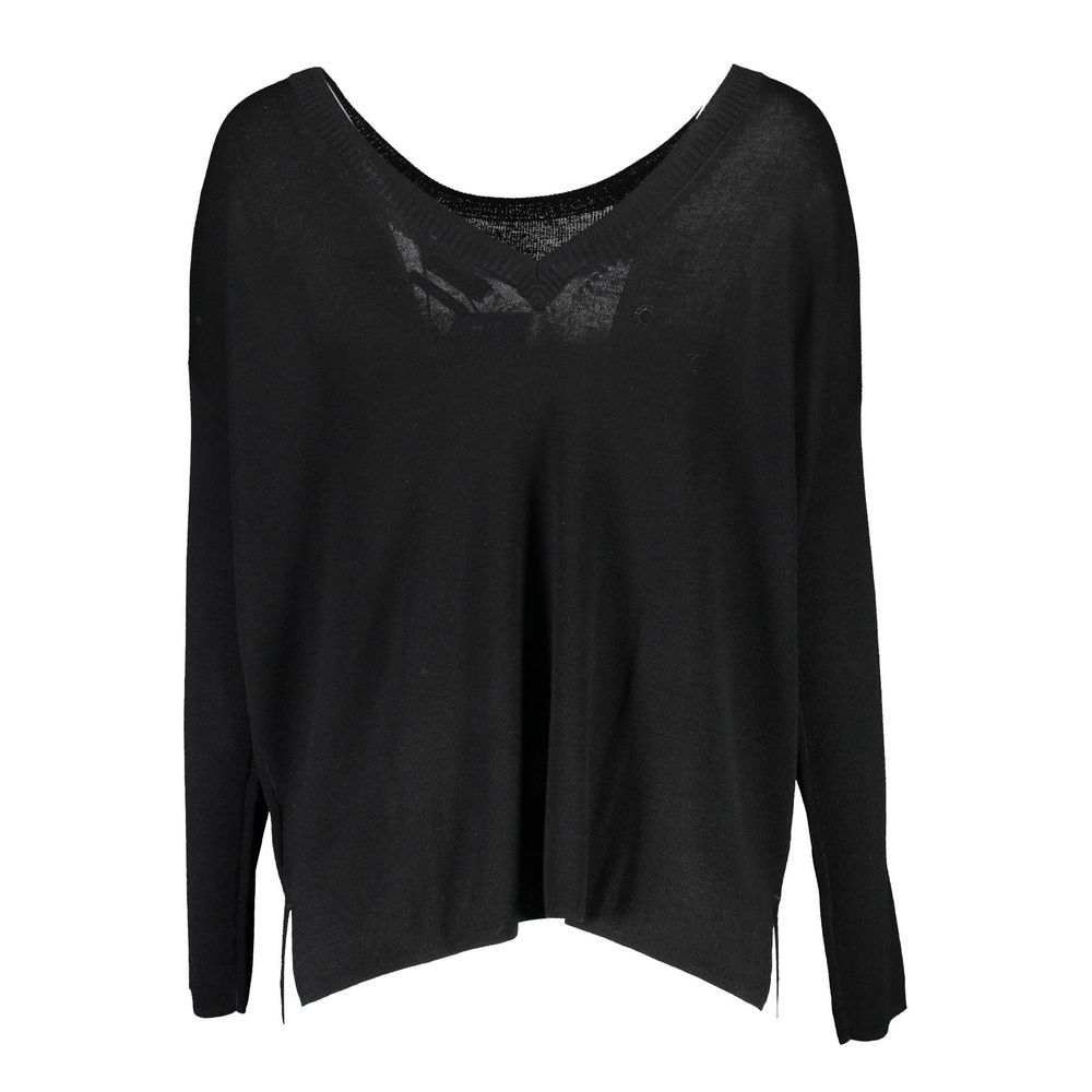 Gant Black Wool Women Sweater Gant