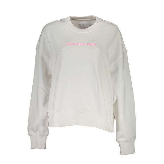 Calvin Klein White Cotton Women Sweater Calvin Klein